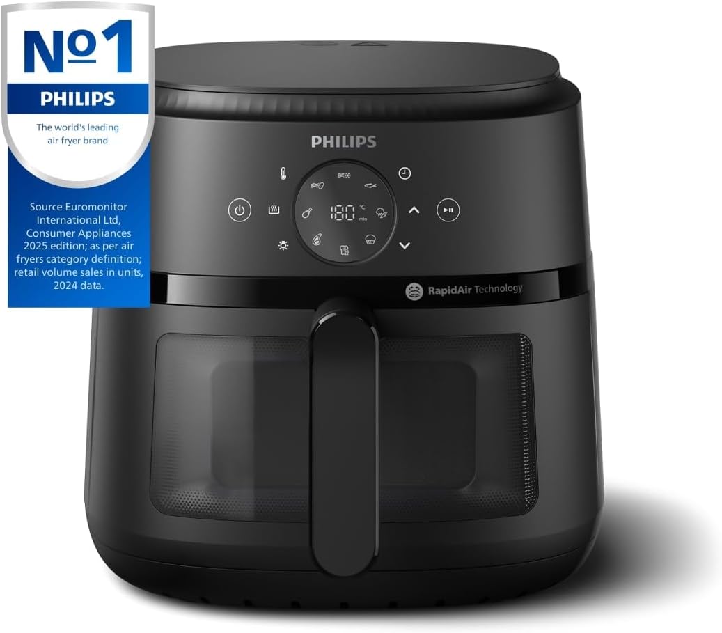 Philips Air Fryer 2000 Series 6.2L – Healthy Frying with RapidAir Technology - Good Condition