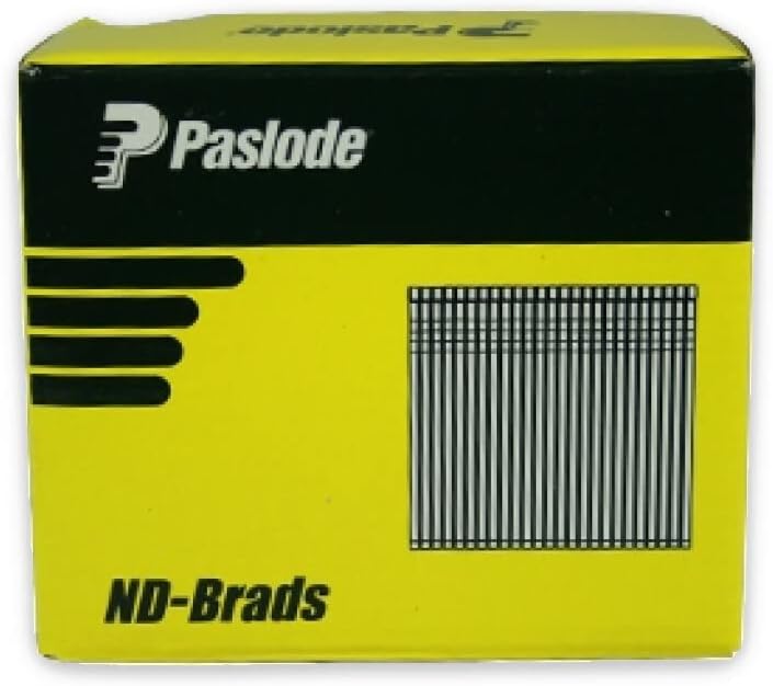 Paslode 50mm ND Series 14 Gauge Galvanised Brads 2000 Pieces Pack - New Condition