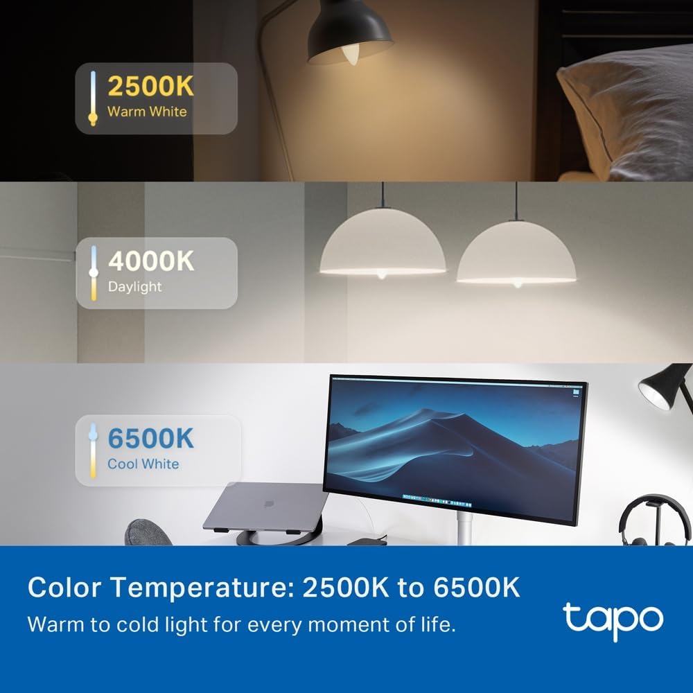 TP-Link Tapo L430C Smart Wi-Fi Multicolor E14 LED Light Bulb (2-Pack) - New Condition