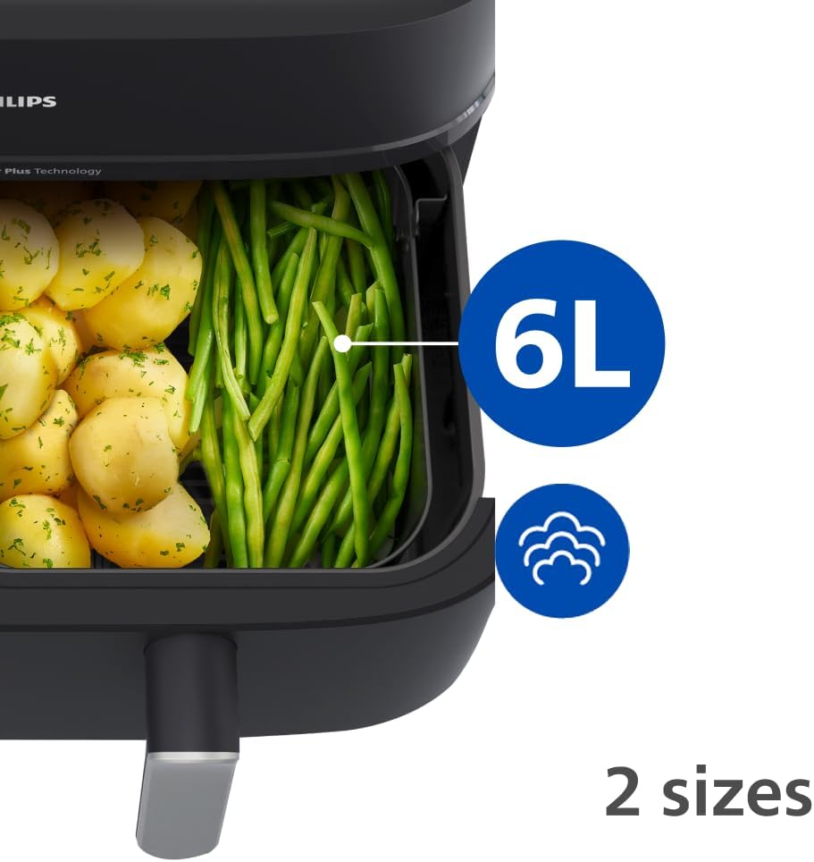 Philips Air Fryer 5000 Series Dual Basket with Steam 9L - Excellent Condition