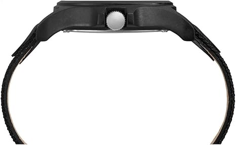 Timex Men's TW4B08100 Expedition Acadia Black Leather/Nylon Strap Watch, Classic - New Condition