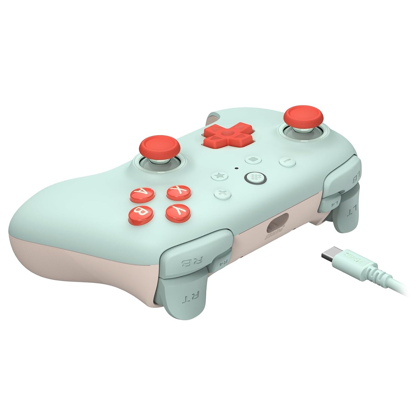 8BitDo Ultimate 2C Wired Controller – Windows PC & Android, 1000Hz, Hall Effect Joysticks & Triggers, Remappable L4/R4 Bumpers (Mint) - New Condition