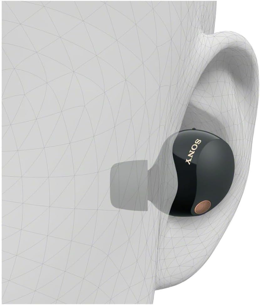 Sony WF-1000XM5 Noise Cancelling Wireless Earphones Black - Excellent Condition