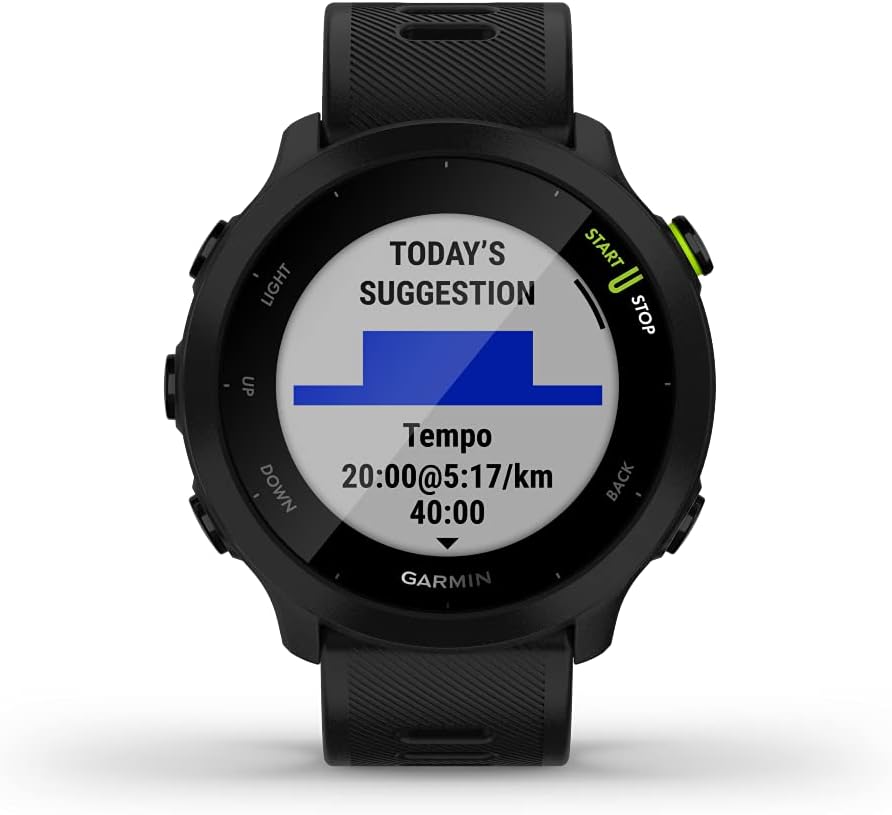Garmin Forerunner 55 GPS Running Watch – Black - Excellent Condition