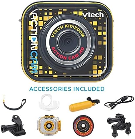 VTech - Kidizoom HD Action Cam, Kid's Digital Camera for Outdoor Sports - New Condition