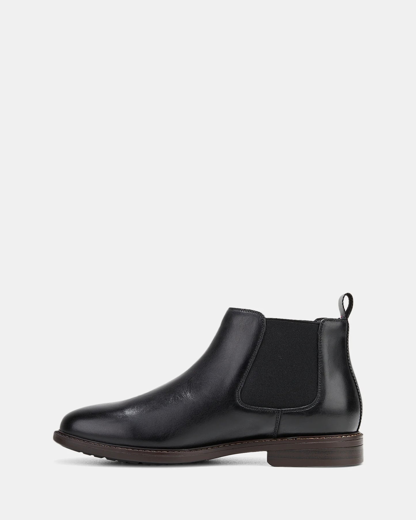 Hush Puppies Hanger Men's Leather Boots – Black Burnish (US 7 / UK 6) - New Condition