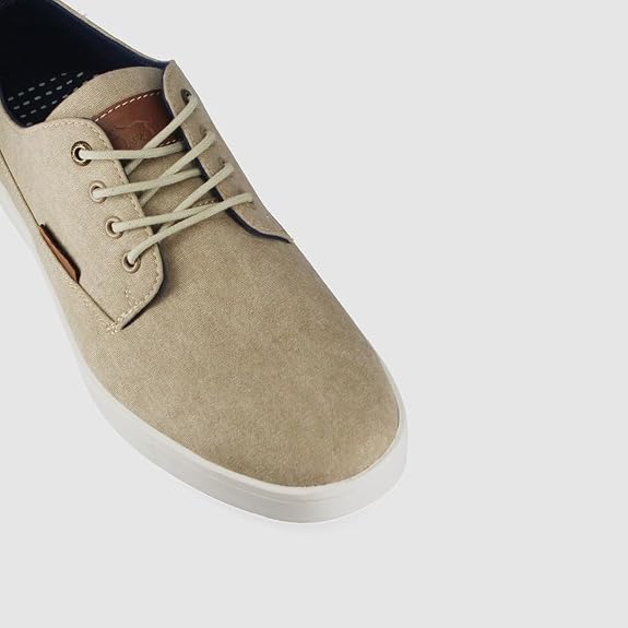 Wild Rhino Hart Men's Canvas Shoes – Sand (EU 41 / US 8) - New Condition