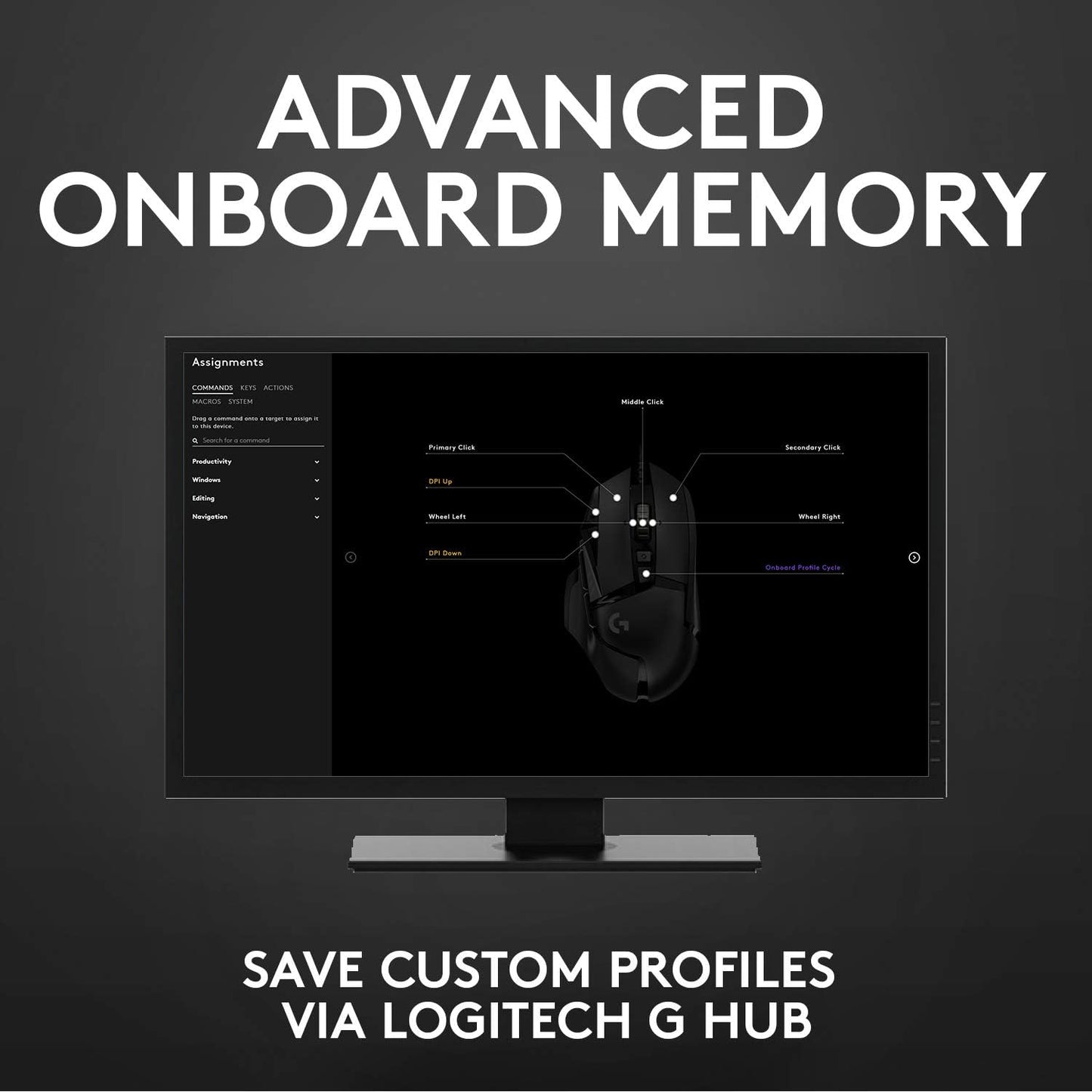 Logitech G502 HERO High Performance Wired Gaming Mouse – Black - New Condition