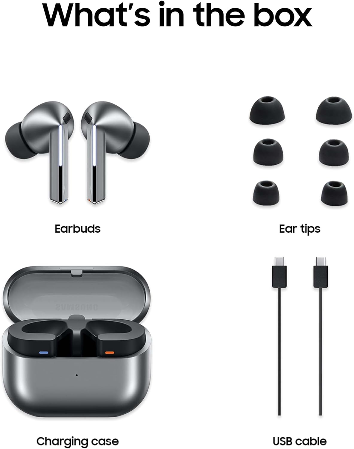 Samsung Galaxy Buds3 Pro Wireless Earbuds – Silver - Excellent Condition