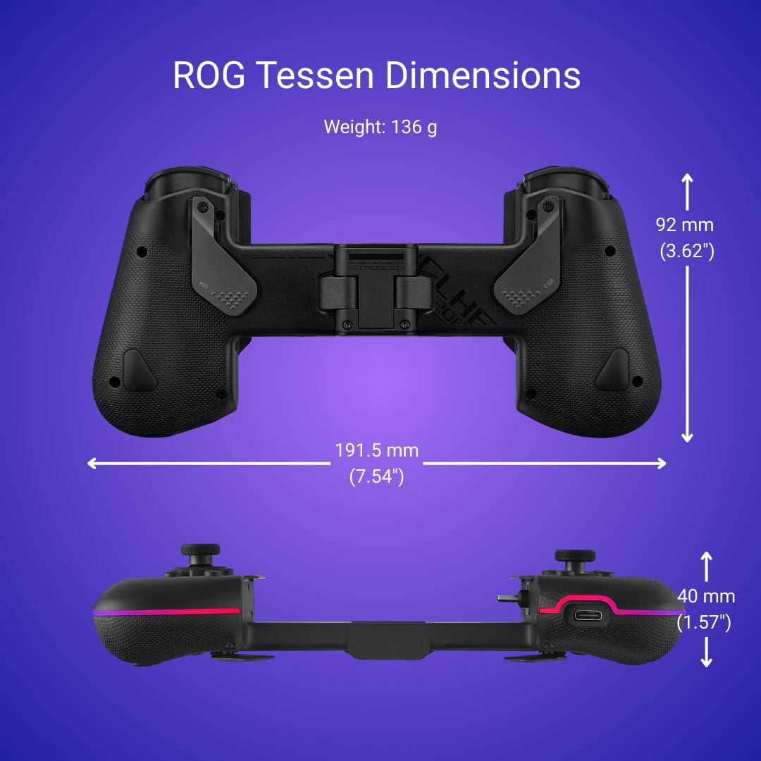 ASUS ROG Tessen Mobile Gaming Controller for Android - New Condition