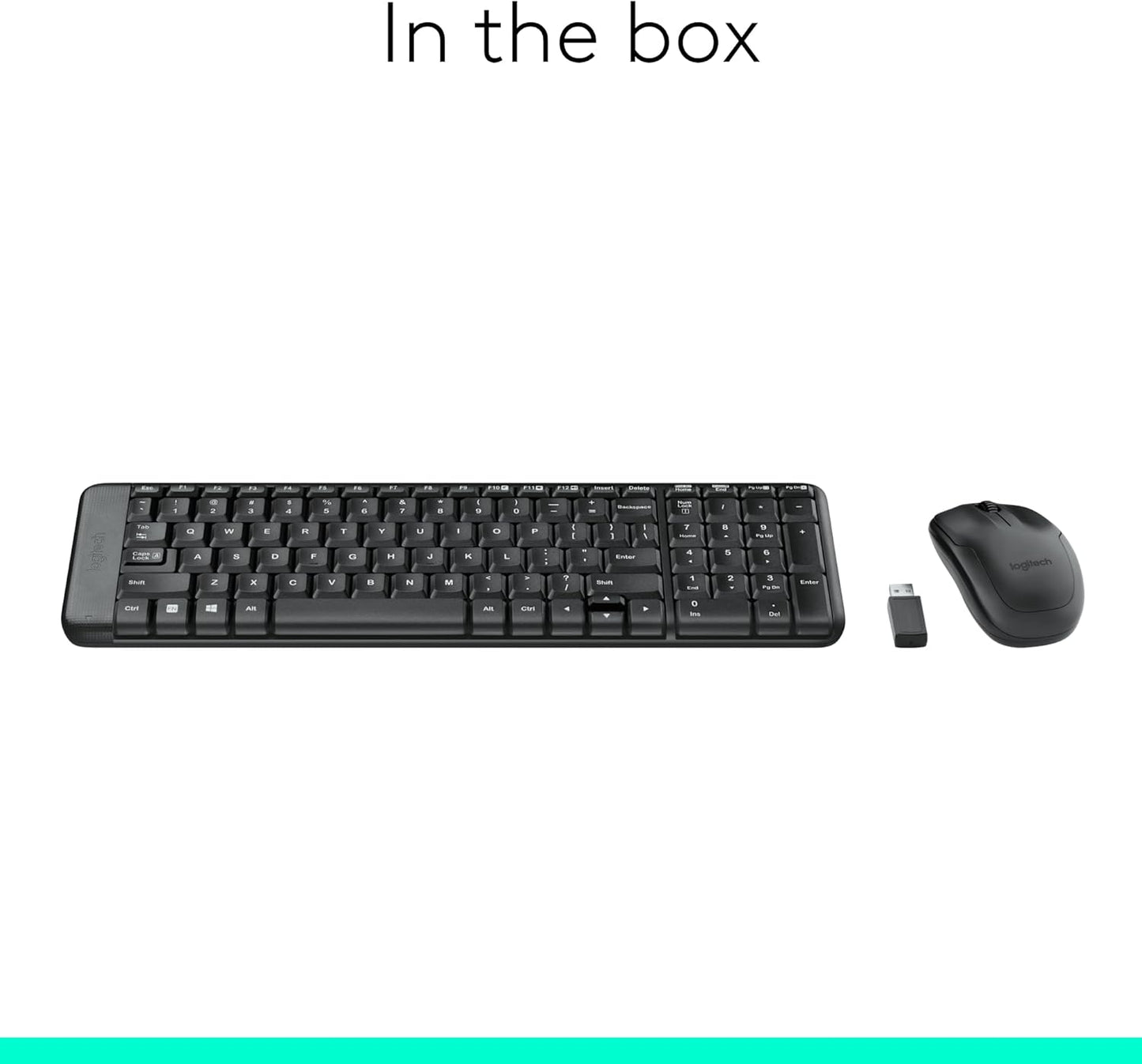 Logitech MK220 Wireless Keyboard & Mouse Combo – Black - New Condition