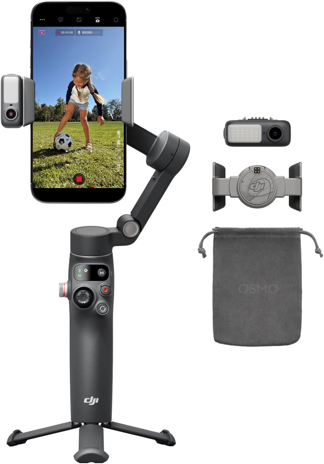 DJI Osmo Mobile 8P Gimbal Stabilizer for iPhone & Android - Excellent Condition