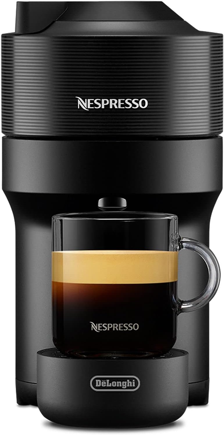 Nespresso De'Longhi Vertuo Pop Coffee Capsule Machine - Liquorice Black - Excellent Condition