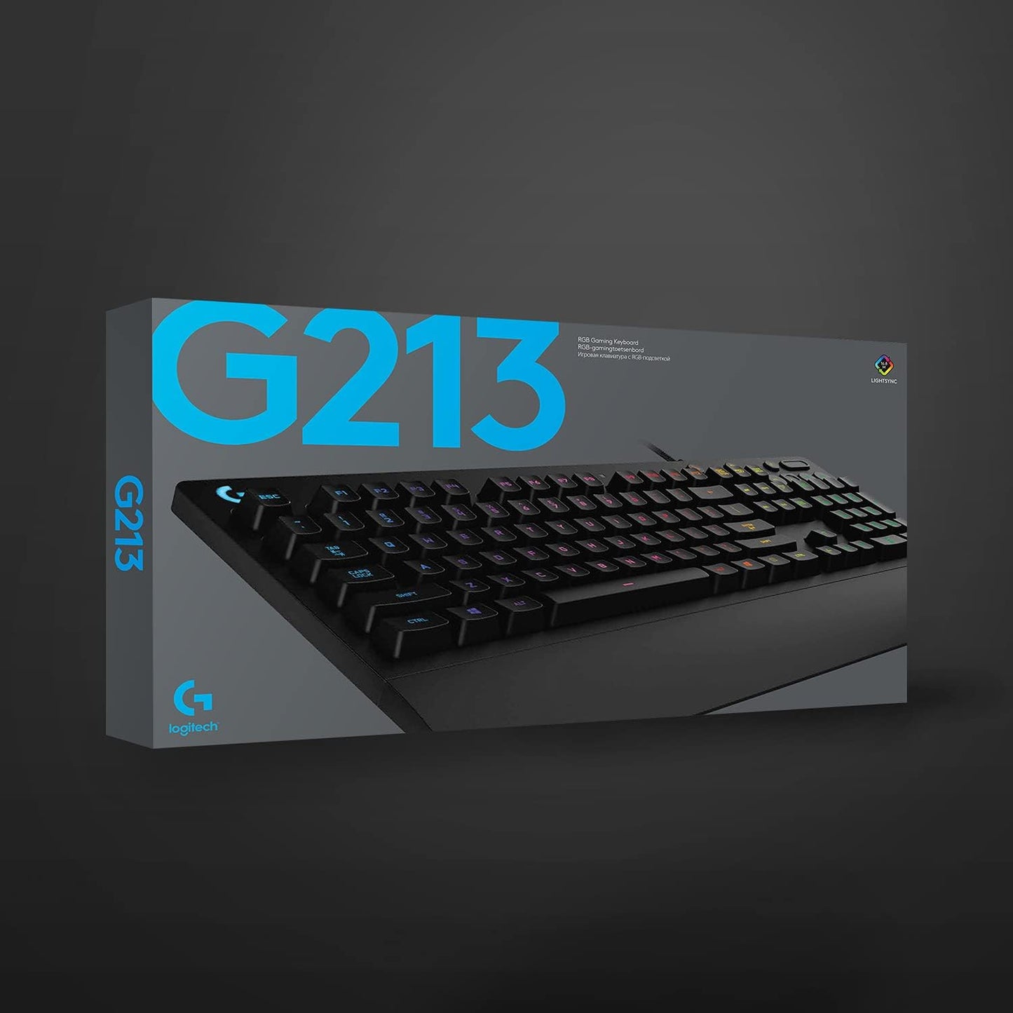 Logitech G213 Prodigy RGB Gaming Keyboard - Black - New Condition