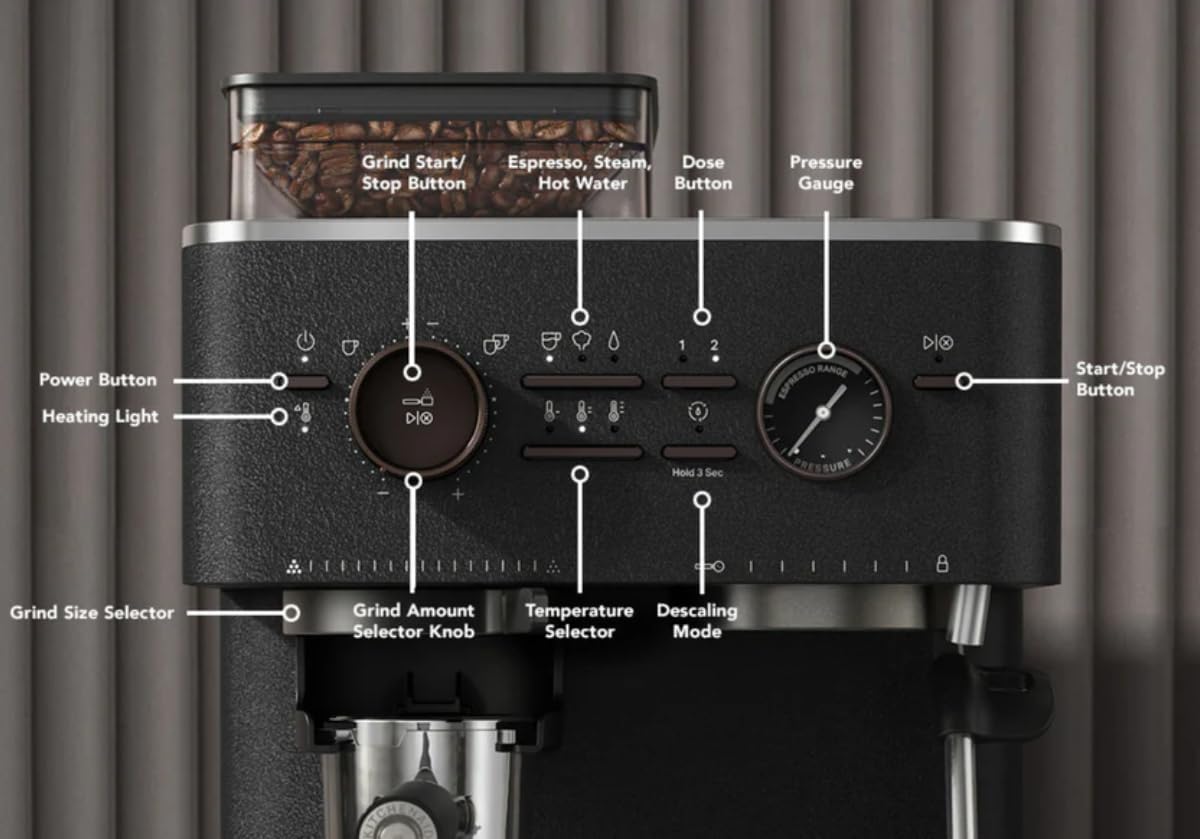 KitchenAid KES6551 Semi-Automatic Espresso Machine – Stainless Steel - Excellent Condition