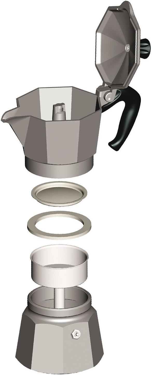 Bialetti Moka Express 2-Cup Stovetop Espresso Maker – 83ml - Excellent Condition