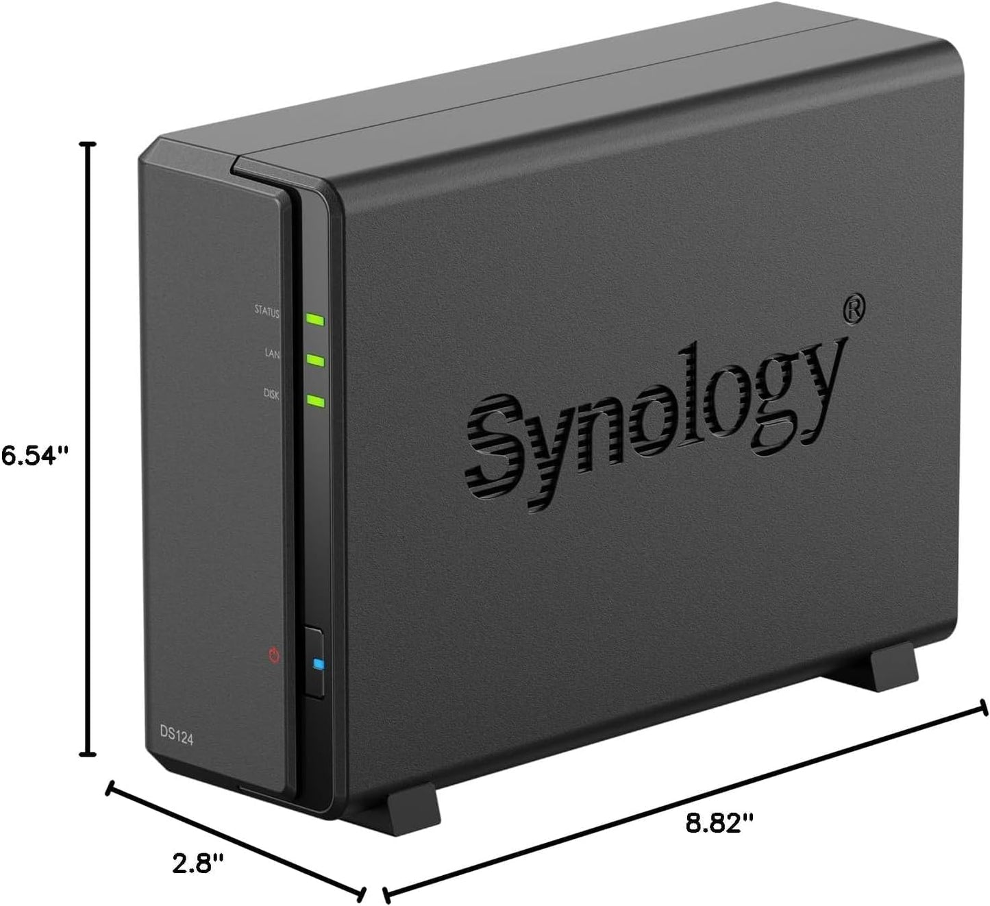 Synology DiskStation DS124 1-Bay Diskless NAS – 1GB RAM - New Condition