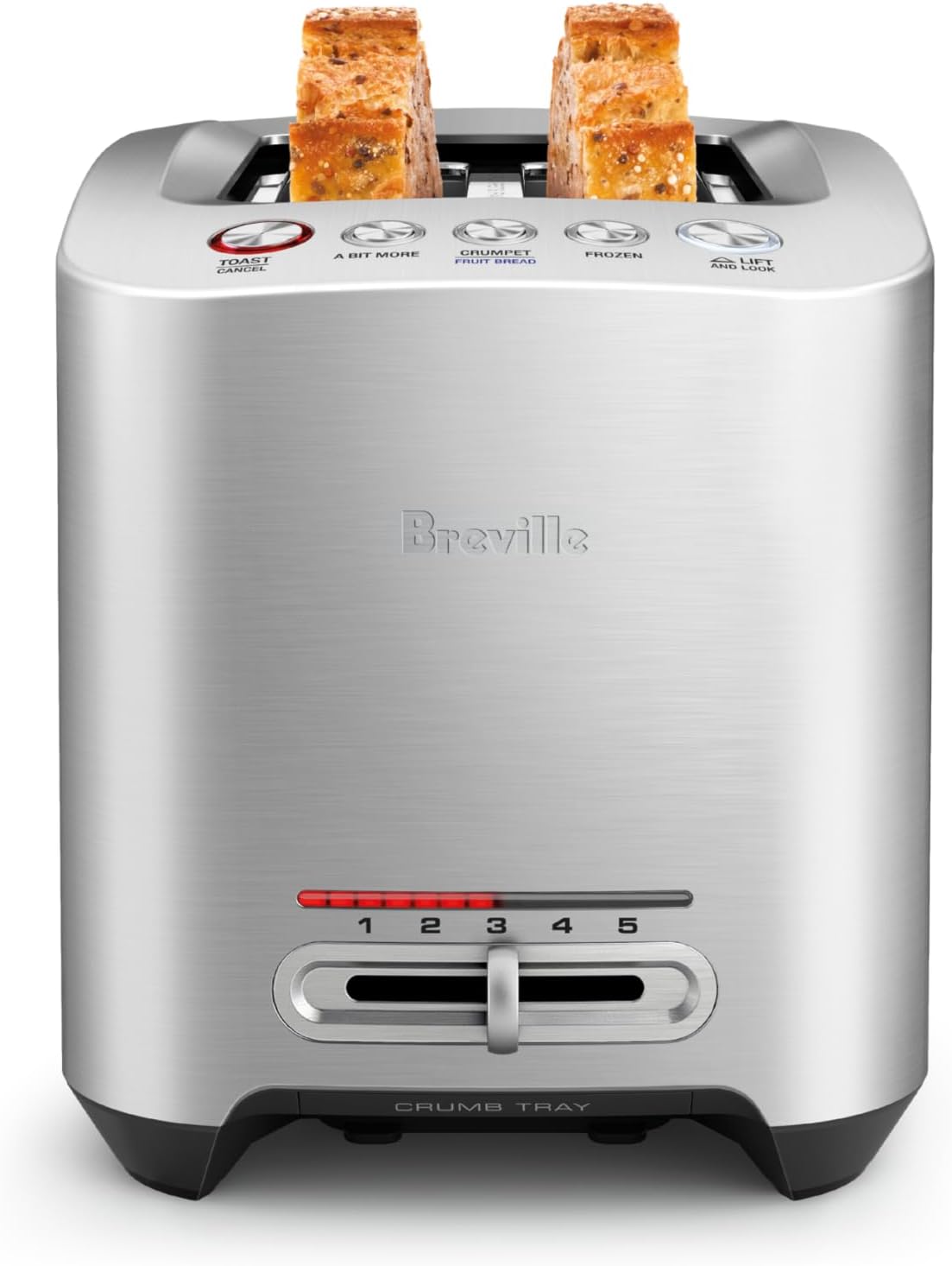 Breville Smart Toaster, Brushed Stainless Steel - New Condition