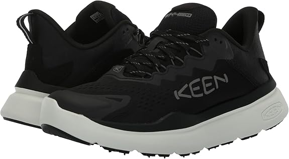 KEEN WK450 Women's Walking Shoes – Black Star White (US 9) - New Condition