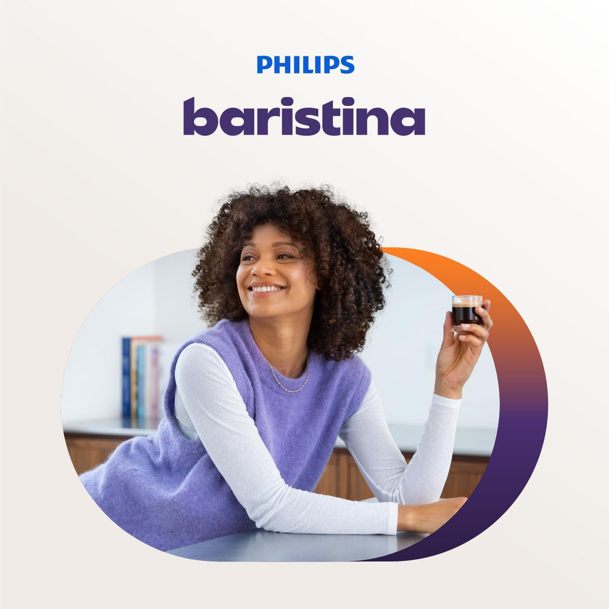 Philips Baristina Automatic Espresso Machine 16 Bar – Black - Excellent Condition