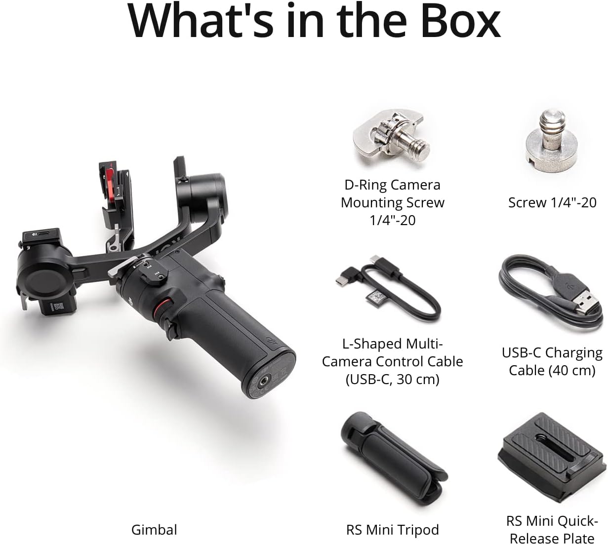 DJI RS 3 Mini 3-Axis Mirrorless Camera Gimbal Stabilizer - New Condition