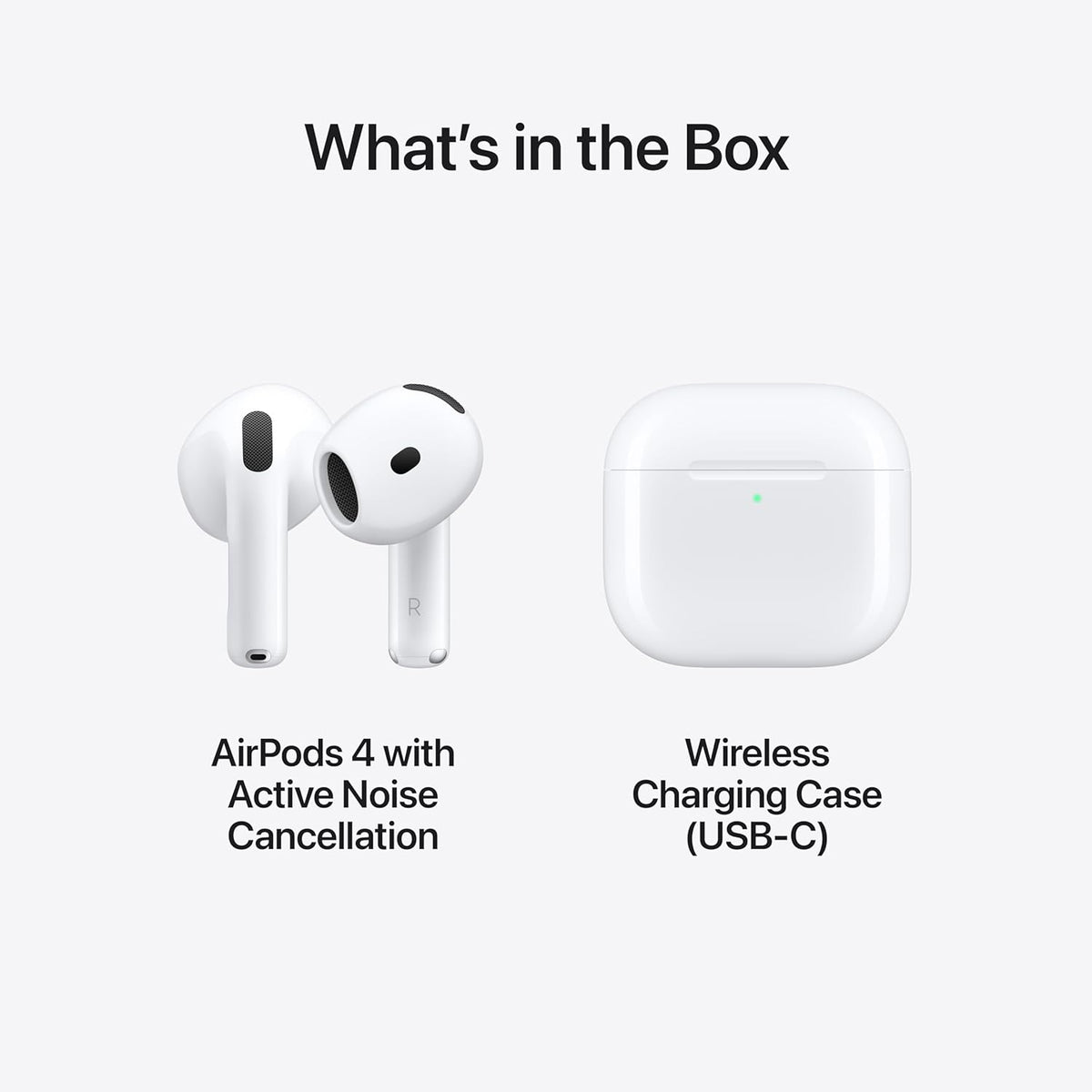 Apple AirPods 4 – Active Noise Cancellation, Personalized Spatial Audio - Excellent Condition