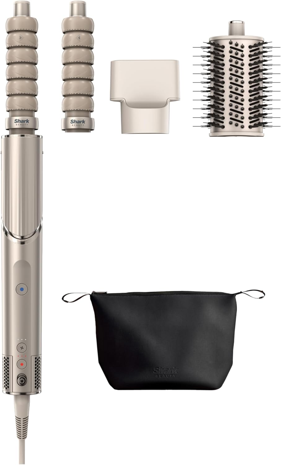 Shark FlexStyle 2-in-1 Professional Hair Dryer & Styling System HD421SLANZ Stone - Excellent Condition