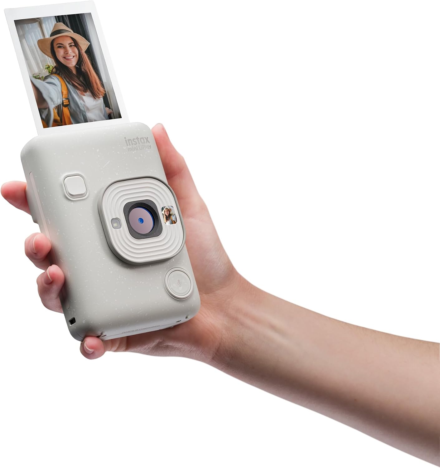 Fujifilm Instax Mini LiPlay Hybrid Instant Camera - Misty White - Excellent Condition