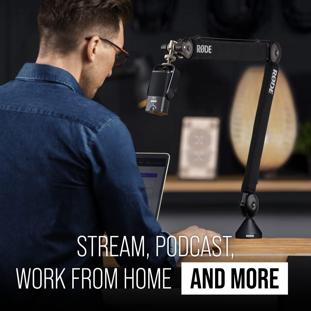 RØDE PSA1+ Professional Broadcast Studio Boom Arm – Black - Excellent Condition