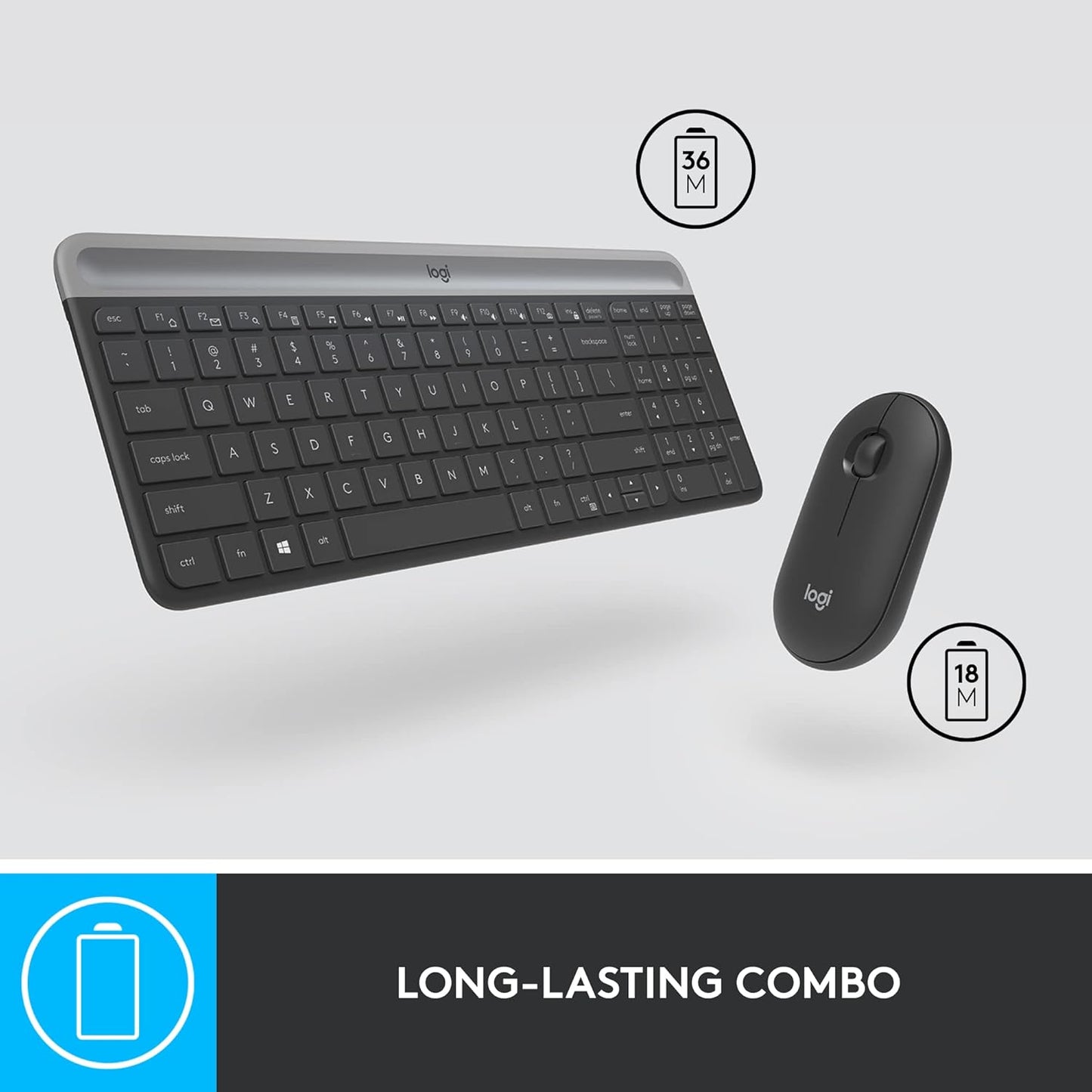 Logitech MK470 Slim Wireless Keyboard and Mouse Combo - New Condition