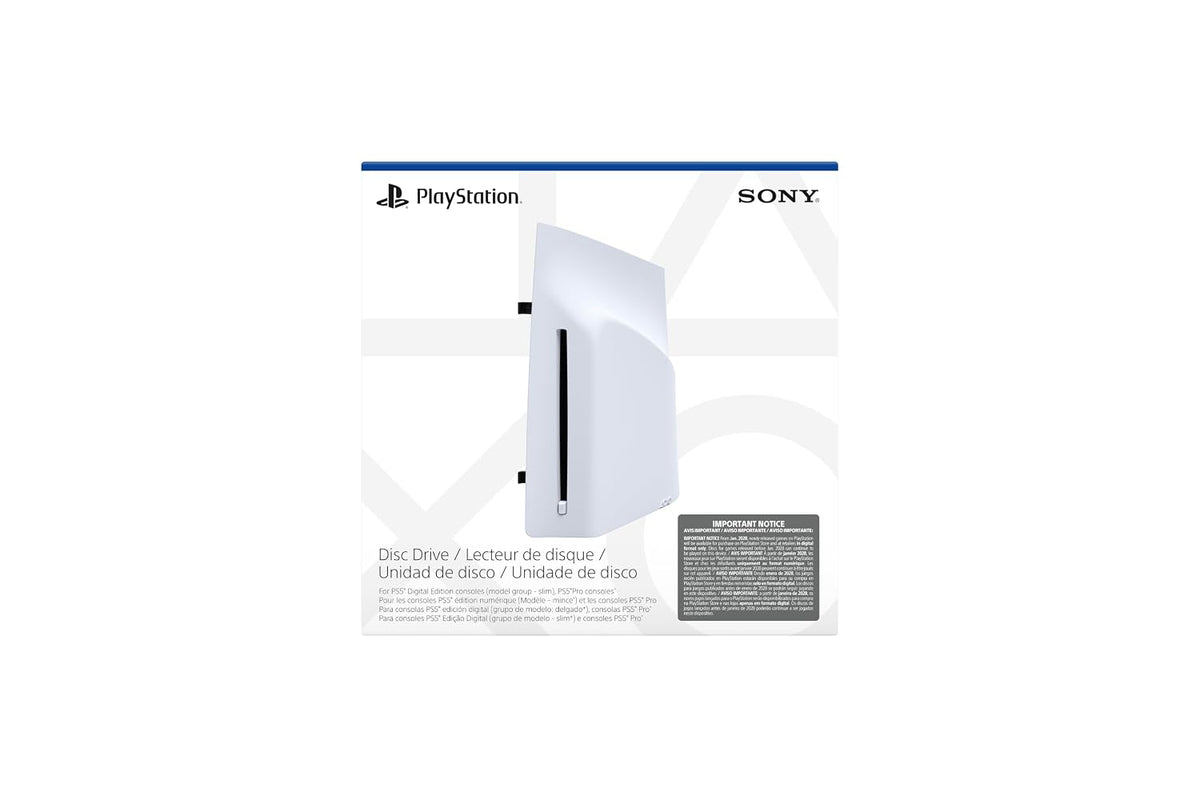 PlayStation Disc Drive for PS5 Digital Slim & PS5 Pro - New Condition