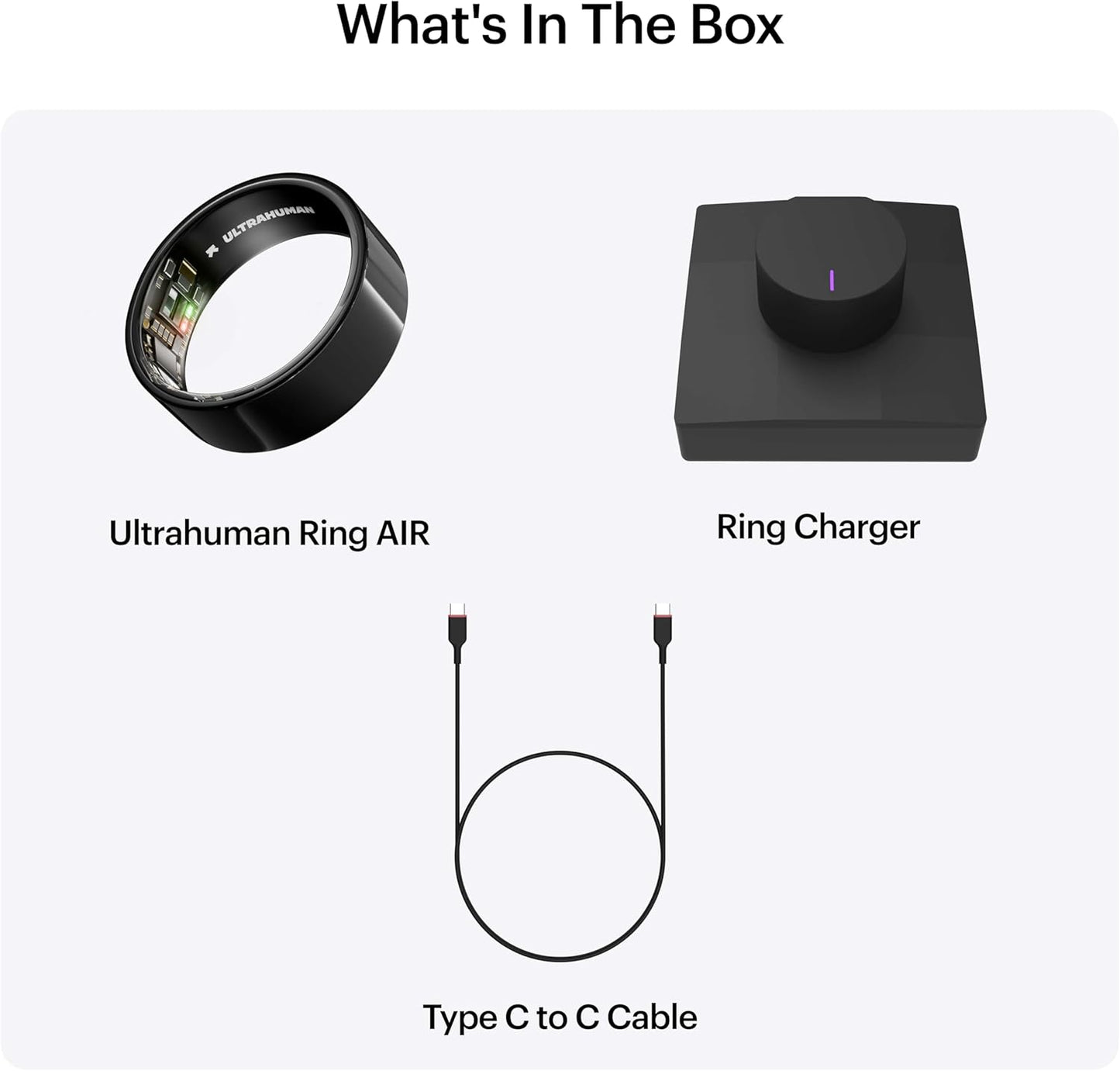 Ultrahuman Ring AIR Smart Ring for Sleep, Fitness & Health Tracking - New Condition