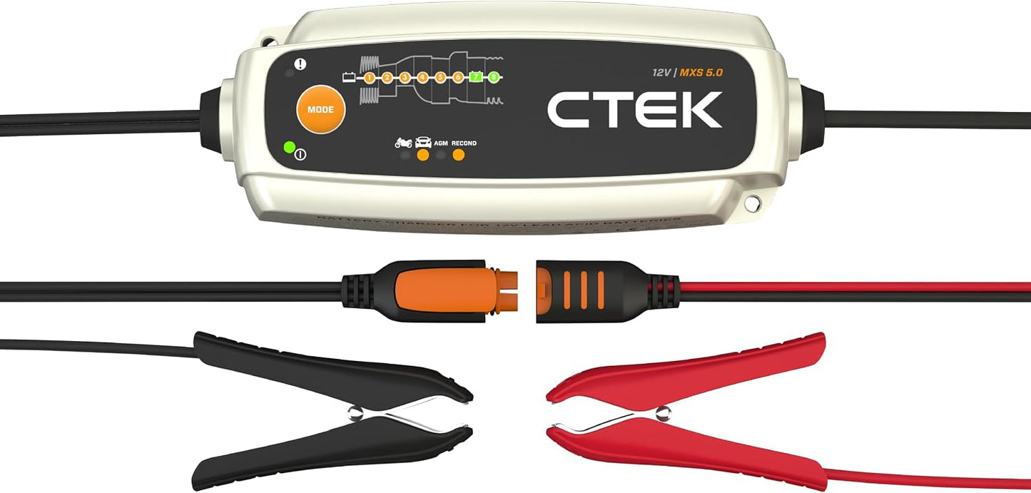 CTEK MXS 5.0 12V Smart Battery Charger & Maintainer - New Condition