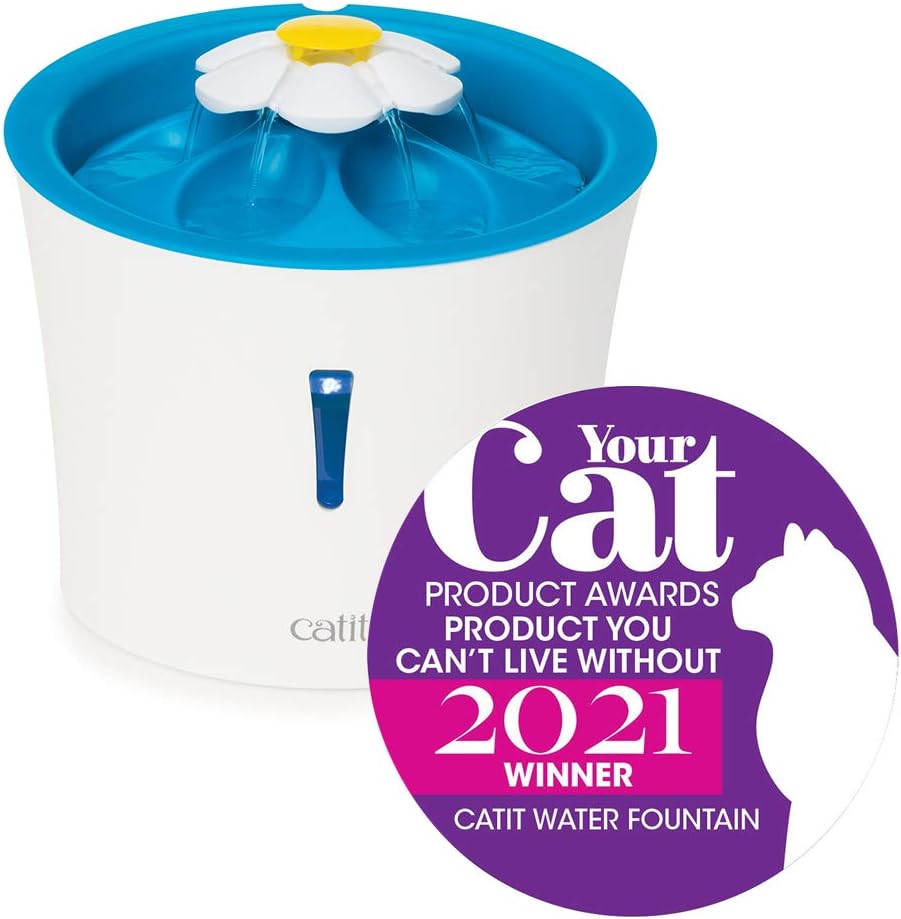 Catit LED Flower Fountain 3L – Cat Water Fountain - New Condition