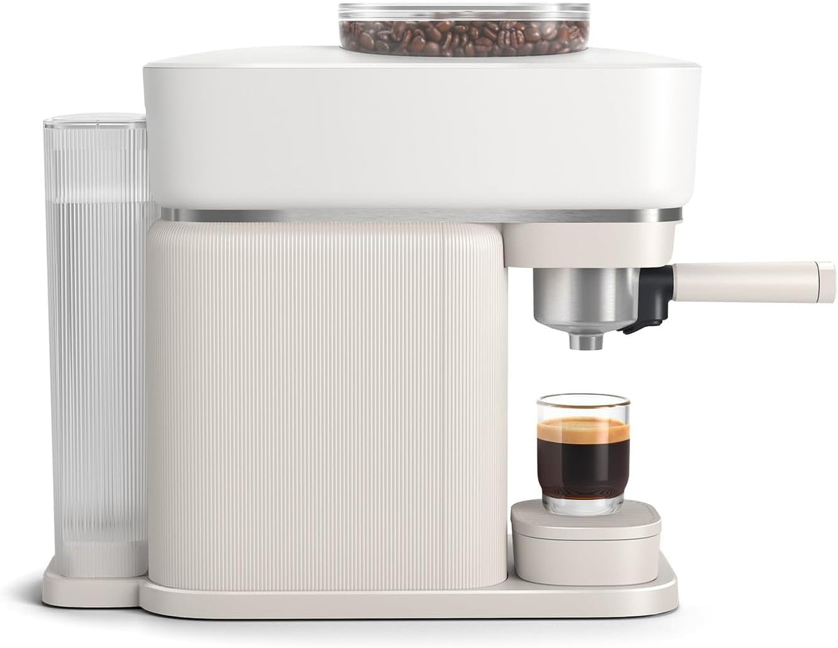 Philips Baristina Espresso Machine – 16 Bar Pressure, Fresh Bean Brewing, Natural White - Excellent Condition