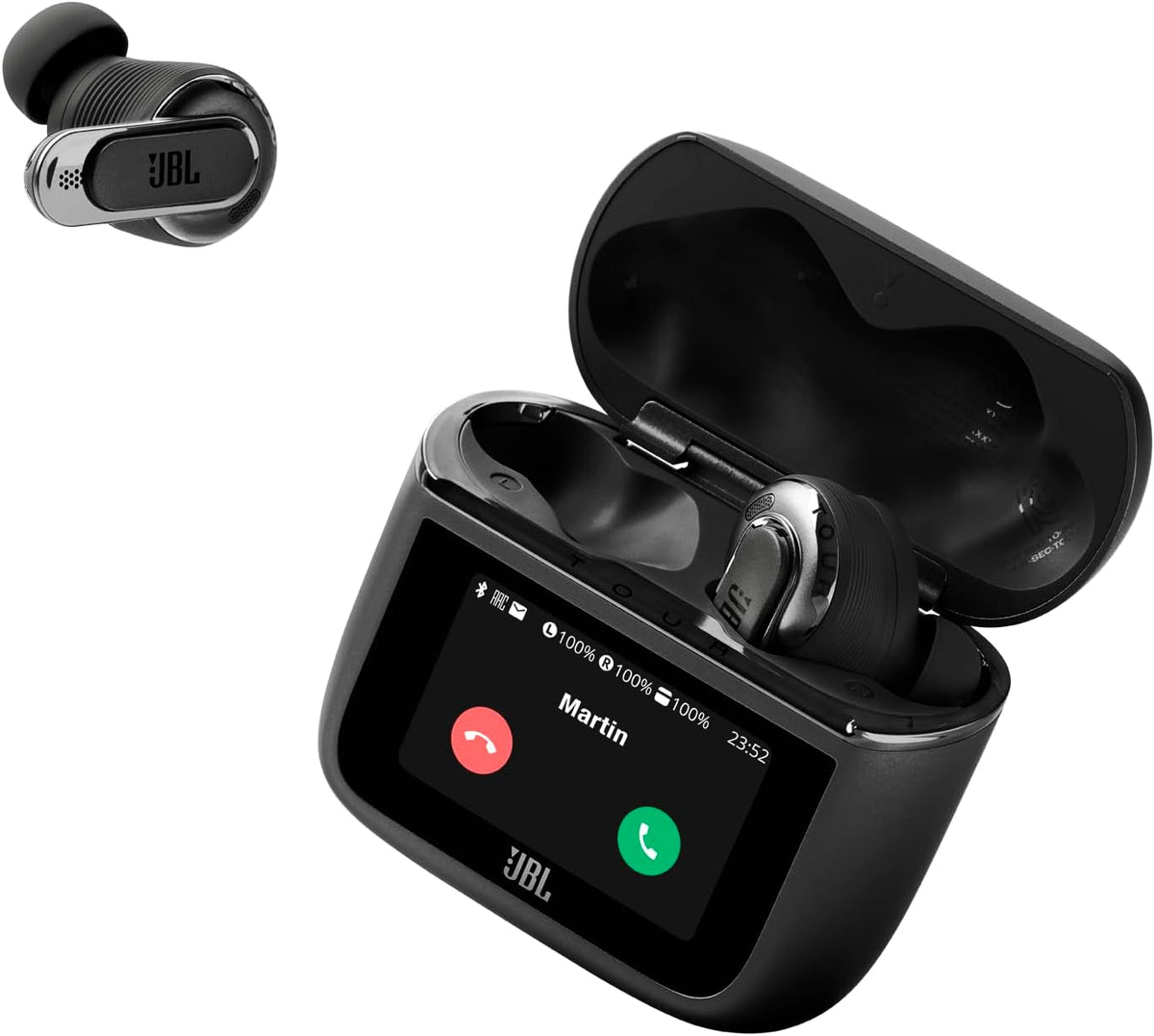 JBL Tour Pro 3 True Wireless Earbuds with Smart Charging Case – Hybrid Dual-Driver – Black - Excellent Condition