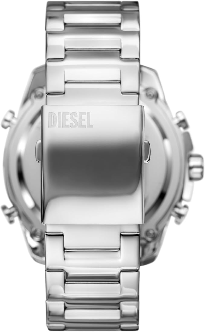 Diesel Men's Mega Chief Analogue Stainless Steel Watch DZ4648 - Excellent Condition