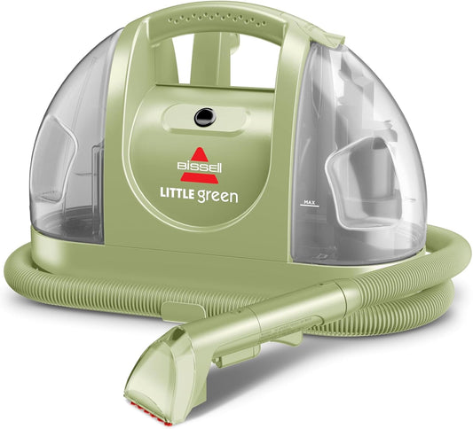 BISSELL Little Green Portable Carpet and Upholstery Cleaner 4098F Green - Excellent Condition