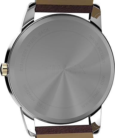 TIMEX Easy Reader Leather Strap Watch – Brown (35mm) - New Condition