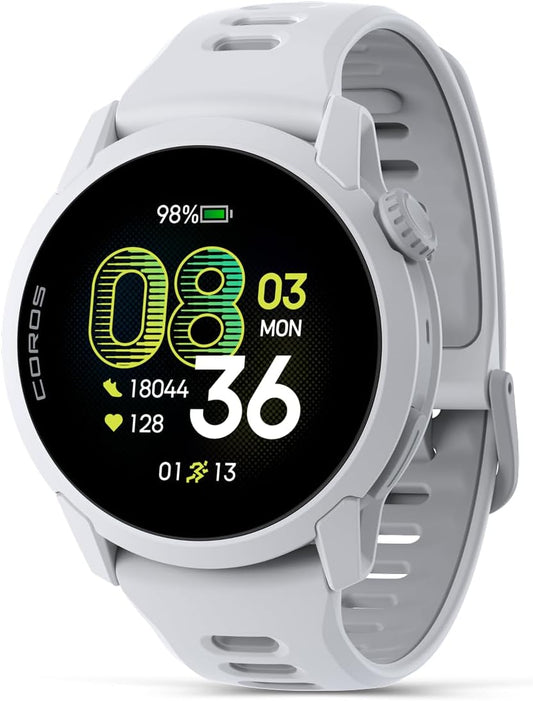 COROS PACE 4 GPS Sports Watch – White with Silicone Band, AMOLED Display, Advanced Running & Fitness Tracking - New Condition