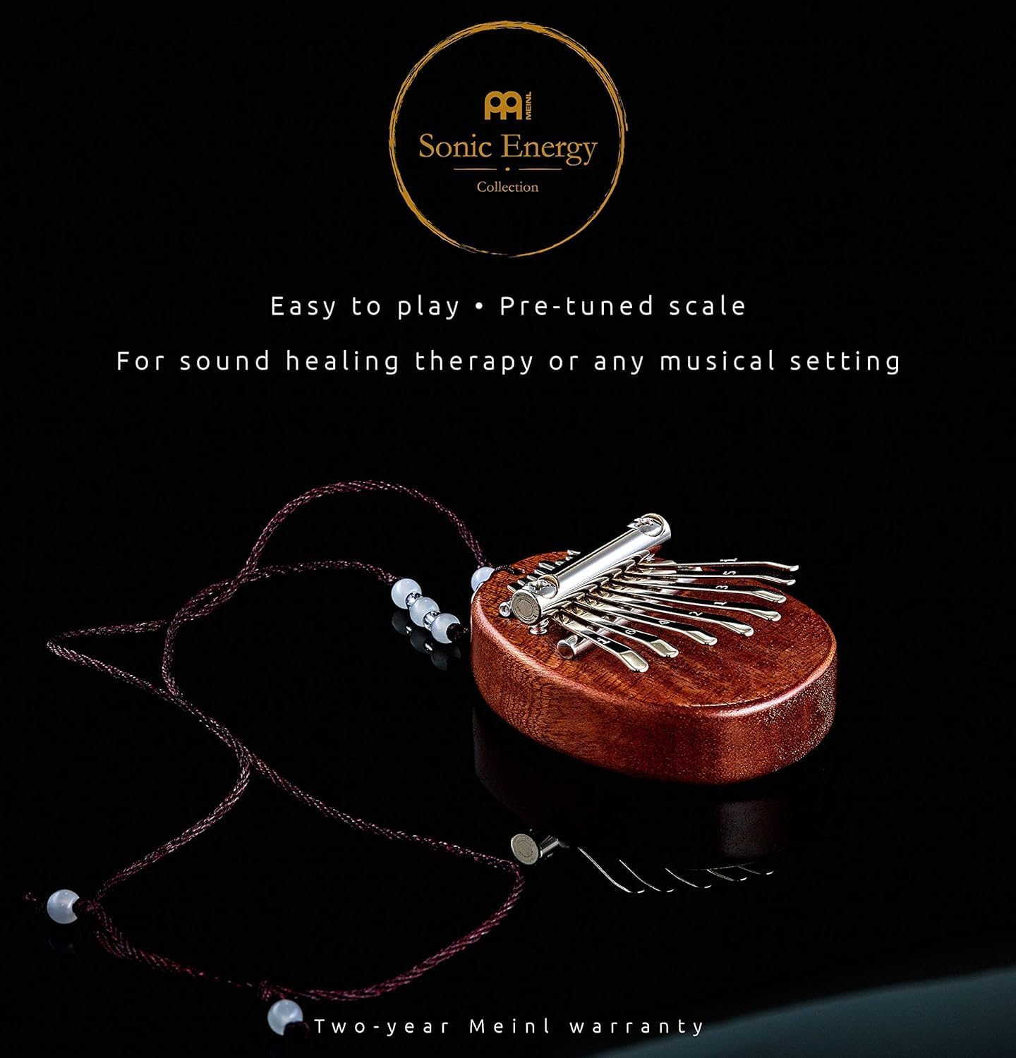 Meinl Sonic Energy Mini Kalimba Thumb Piano, 8 Steel Keys with Solid Sapele Body - New Condition