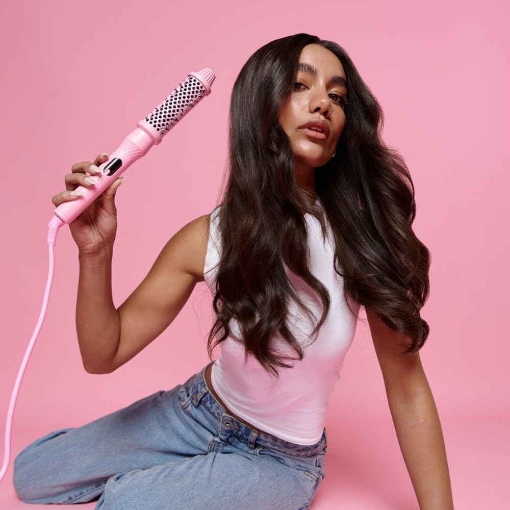 Mermade Hair Infrared Thermal Brush, 32 mm Size, Pink - New Condition