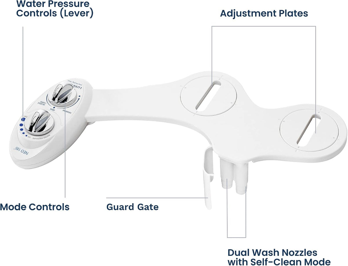 LUXE Bidet Neo 185 Dual Wash Bidet Attachment - New Condition