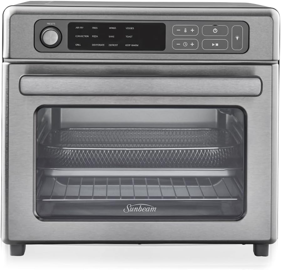 Sunbeam 12-in-1 Multifunctional Air Fryer Oven 22L – COM7000SS - New Condition