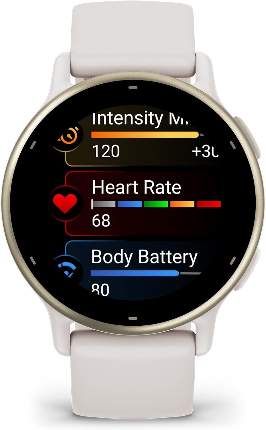 Garmin vívoactive 5 GPS Smartwatch – Ivory with AMOLED Display - Good Condition