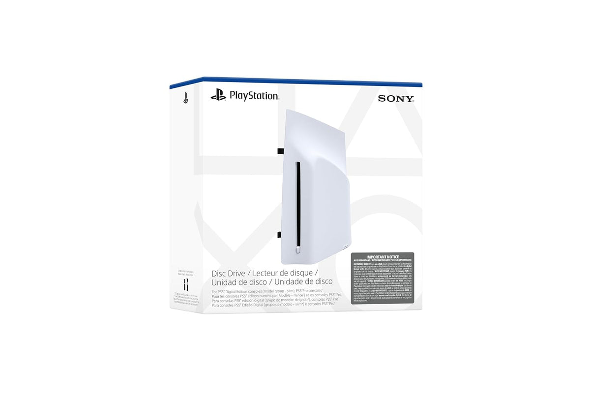 PlayStation Disc Drive for PS5 Digital Slim & PS5 Pro - New Condition