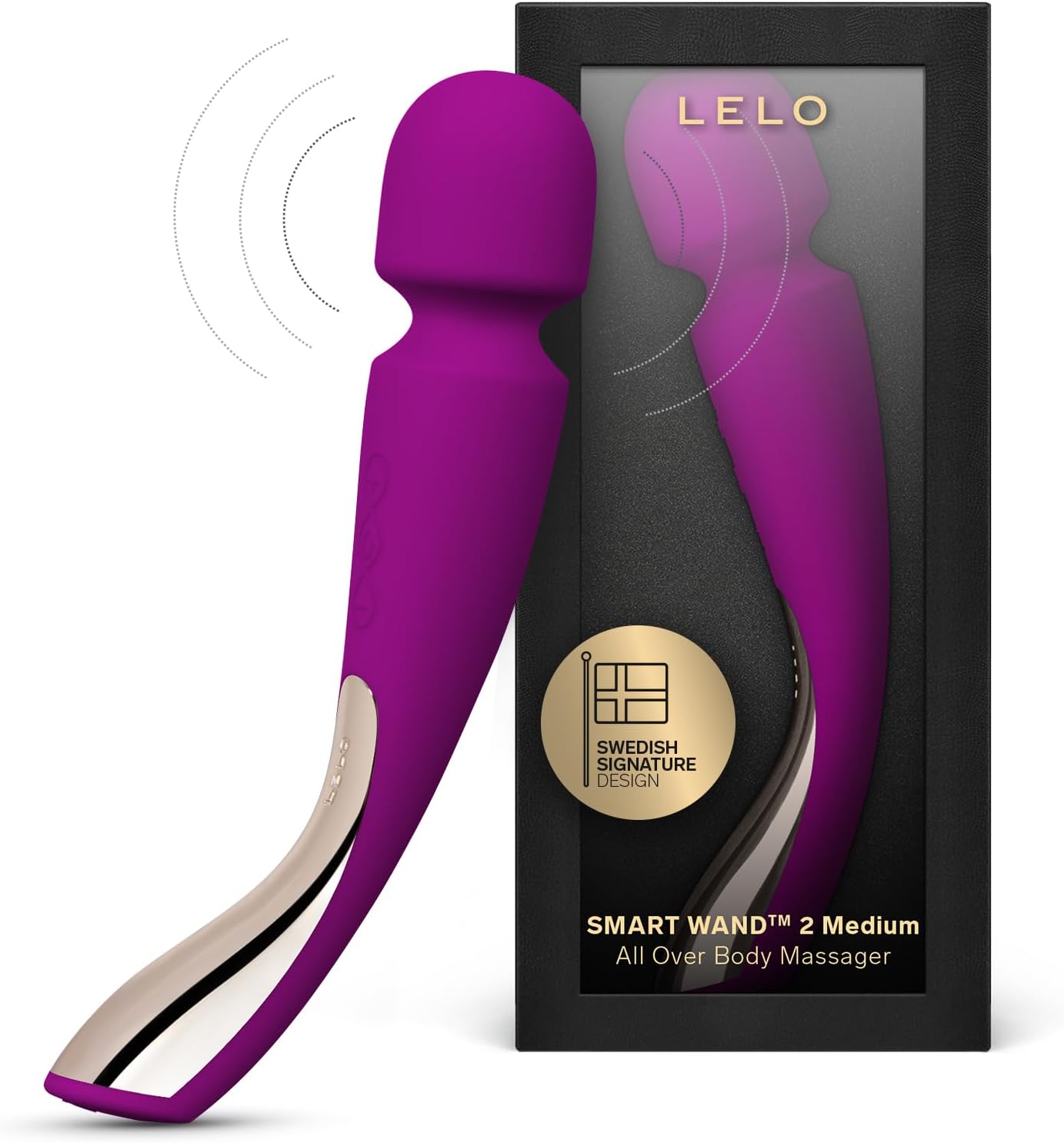 LELO SMART WAND 2 Medium Personal Wand Massager Tension Releasing Muscle and Body Massager - New Condition