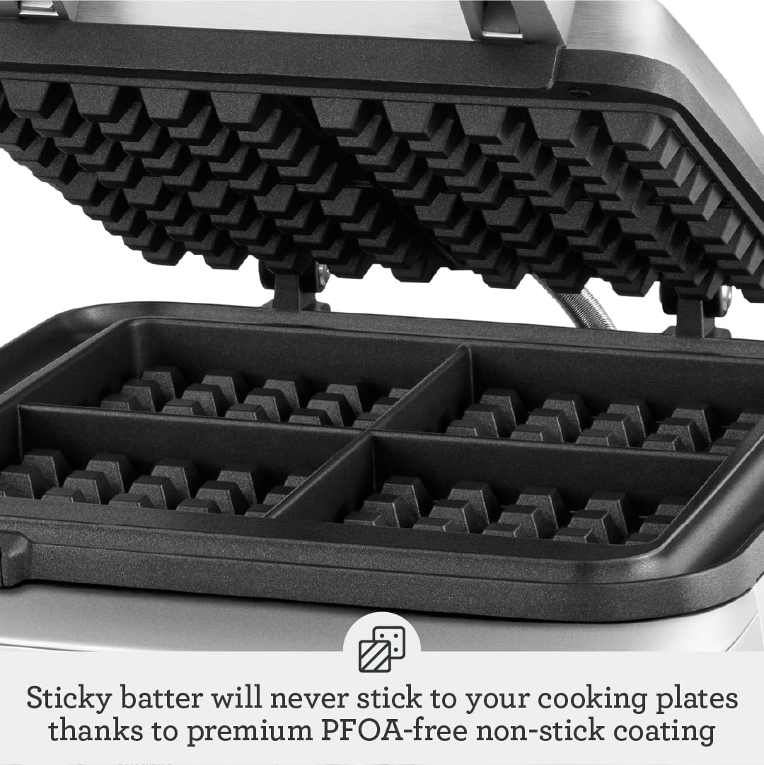 Breville the Smart Waffle, Silver - New Condition