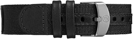 Timex Men's TW4B08100 Expedition Acadia Black Leather/Nylon Strap Watch, Classic - New Condition