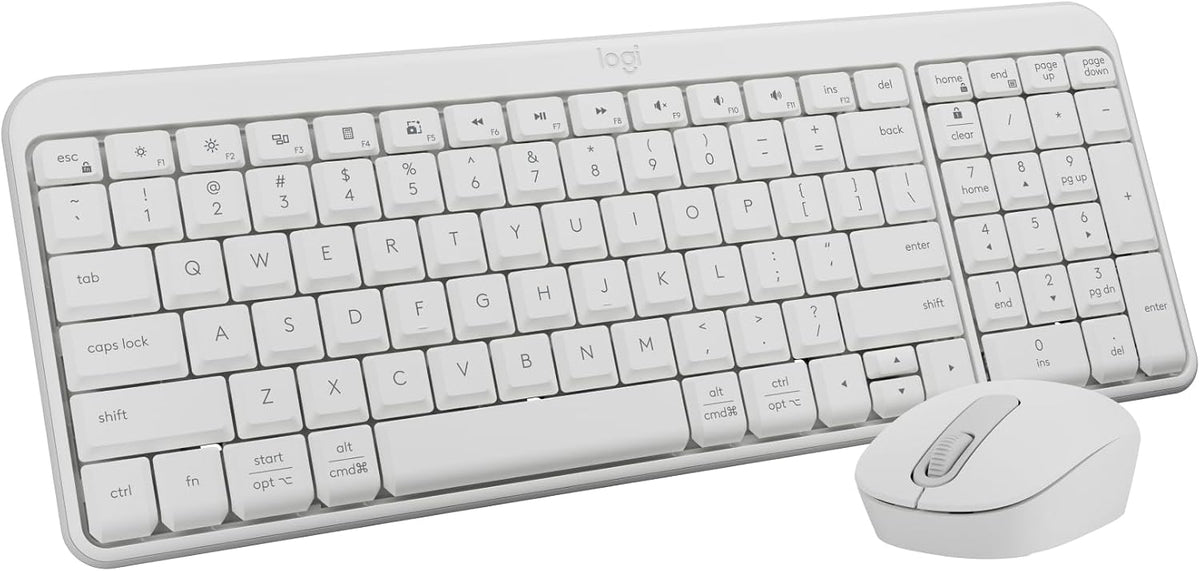 Logitech MK250 Bluetooth Wireless Keyboard & Mouse Combo – Off White - New Condition
